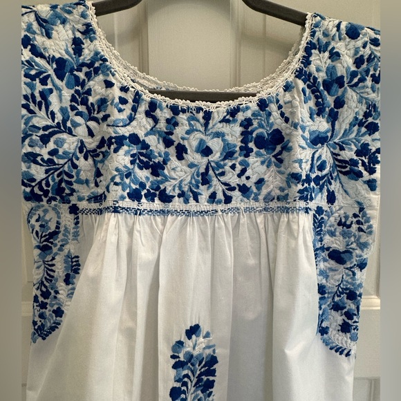 Mi Golondrina Flores Short Dress Sz S - Picture 2 of 3